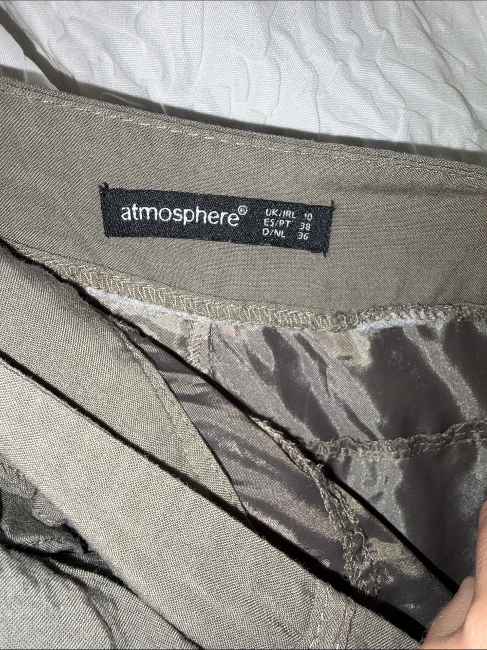 Atmosphere Olive Ruffle Skort - Picture 2 of 5